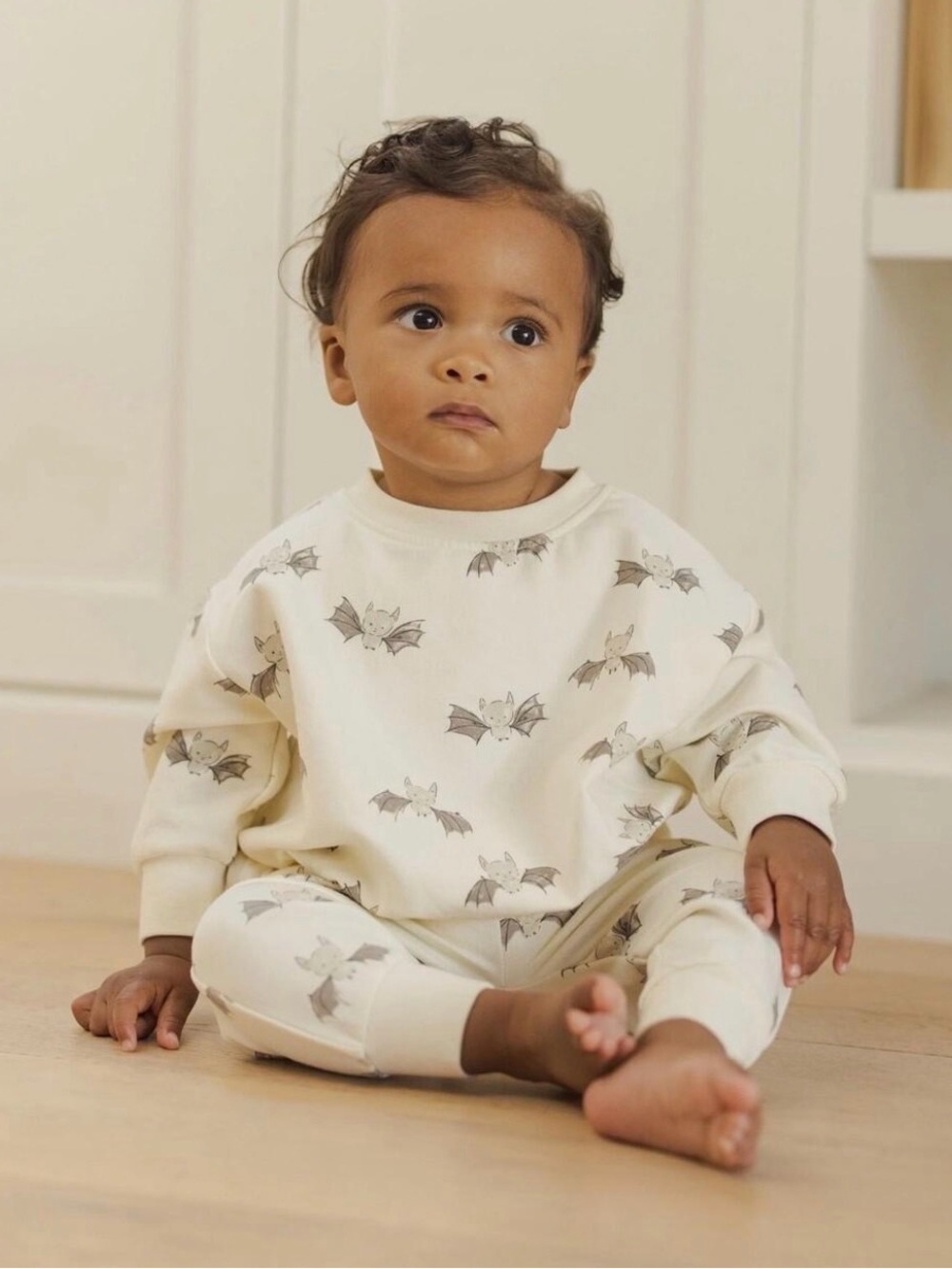 NWT Quincy Mae Bat Fleece Set